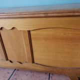 70s wooden box, bench