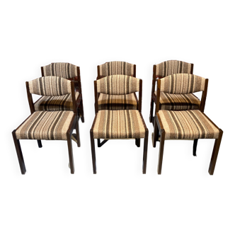 Set of six self chairs