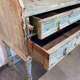 Secretary in ancient teak