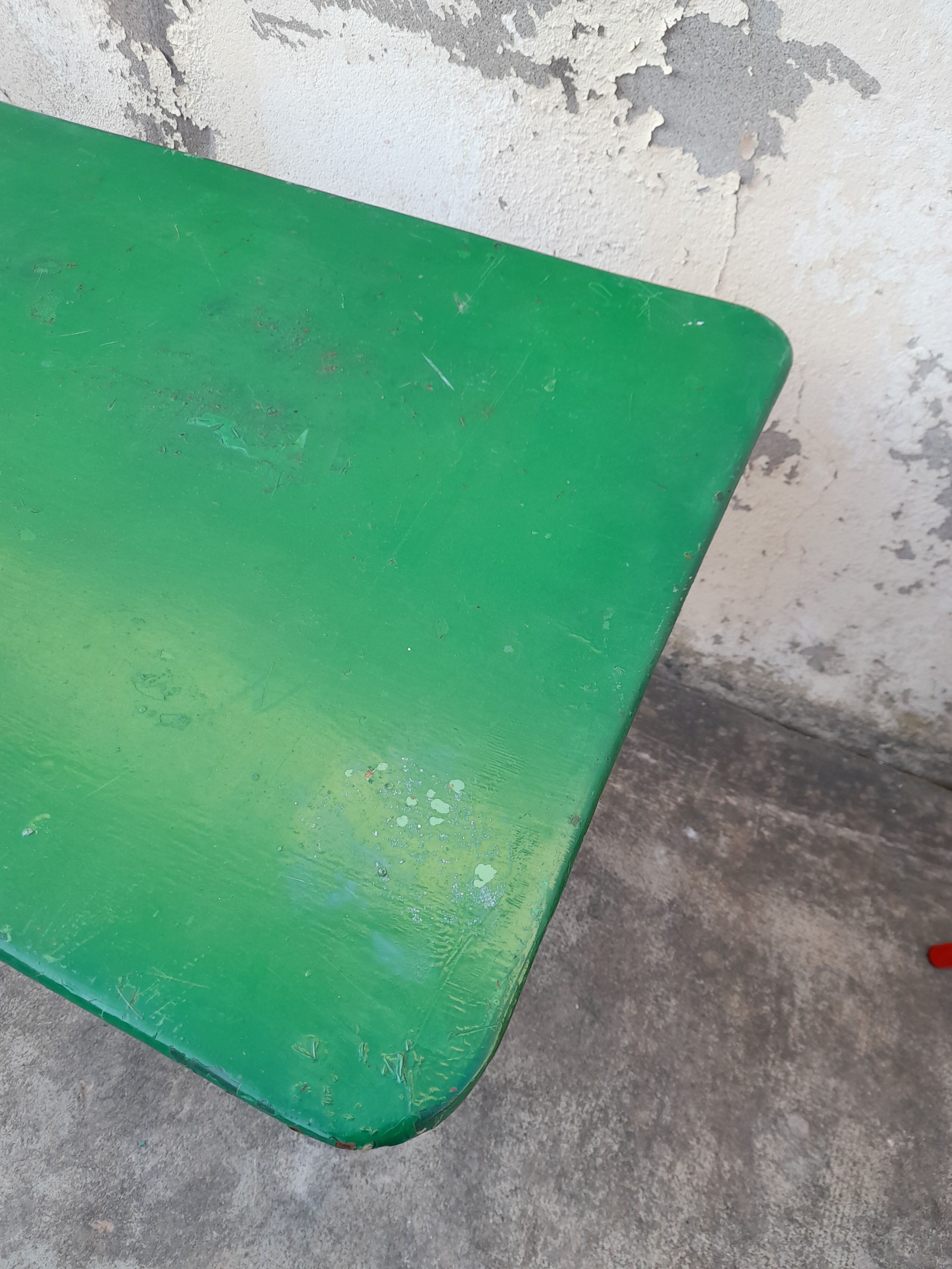 Iron folding garden table