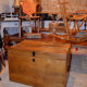 Large oak chest