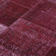 Hand-Knotted Turkish Vintage 193 cm x 300 cm Red Patchwork Rug