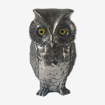 Vintage zoomorphic owl ice bucket