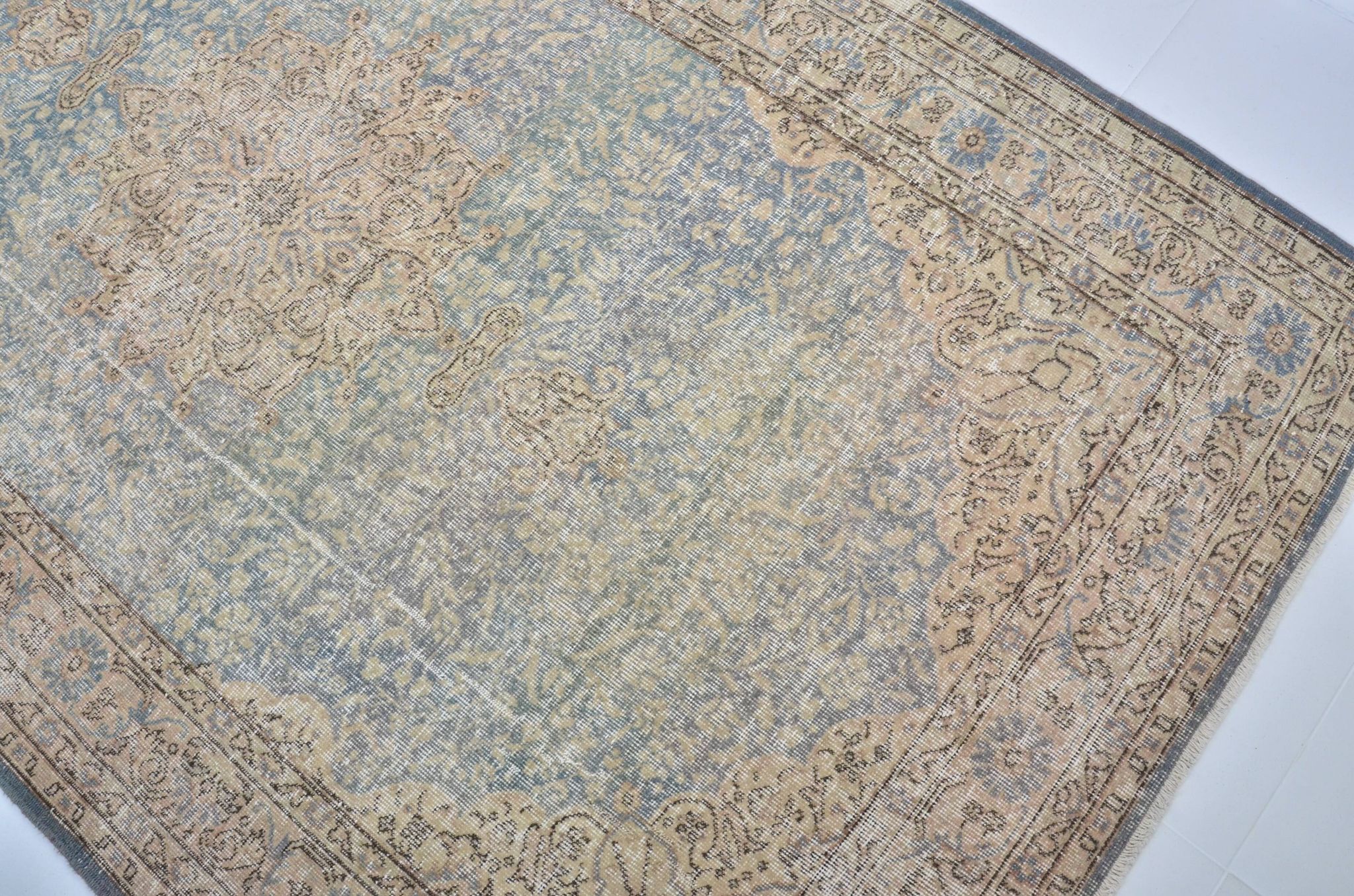 Oushak Turkish Vintage Rug sku 3247