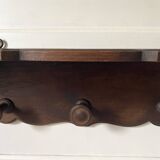 Wooden coat rack, hat rack