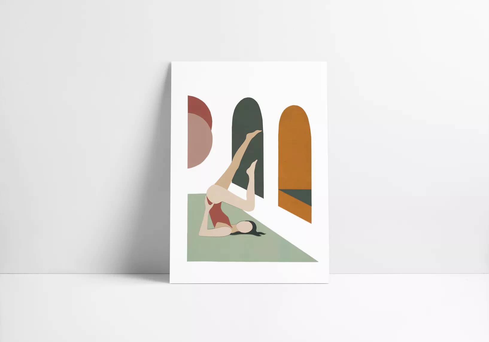 Lust Yoga - art print (30x40) signed ACKEOGH