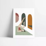 Lust Yoga - art print (30x40) signed ACKEOGH