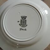 6 assiettes à dessert anciennes Saint Amand