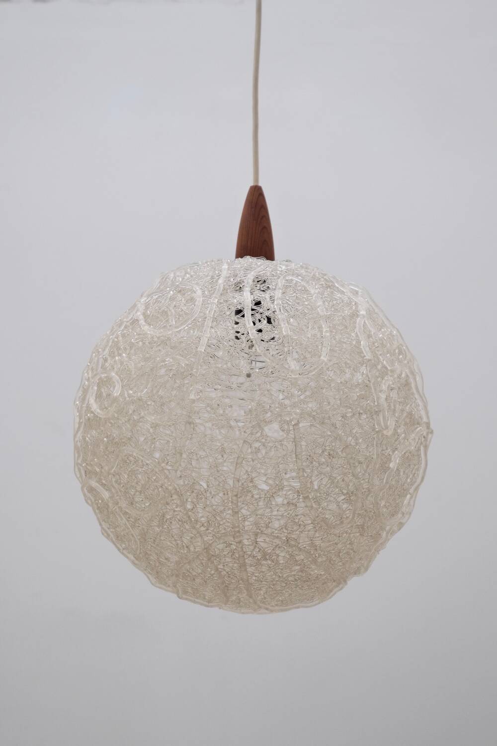 Scandinavian acrylic chandelier, 1960