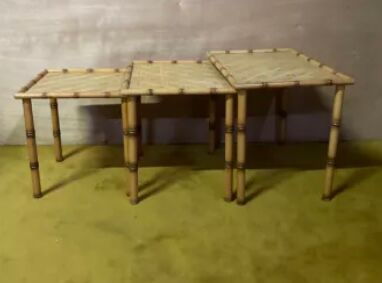 Bamboo trundle table