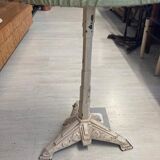 Round table with cast iron stand