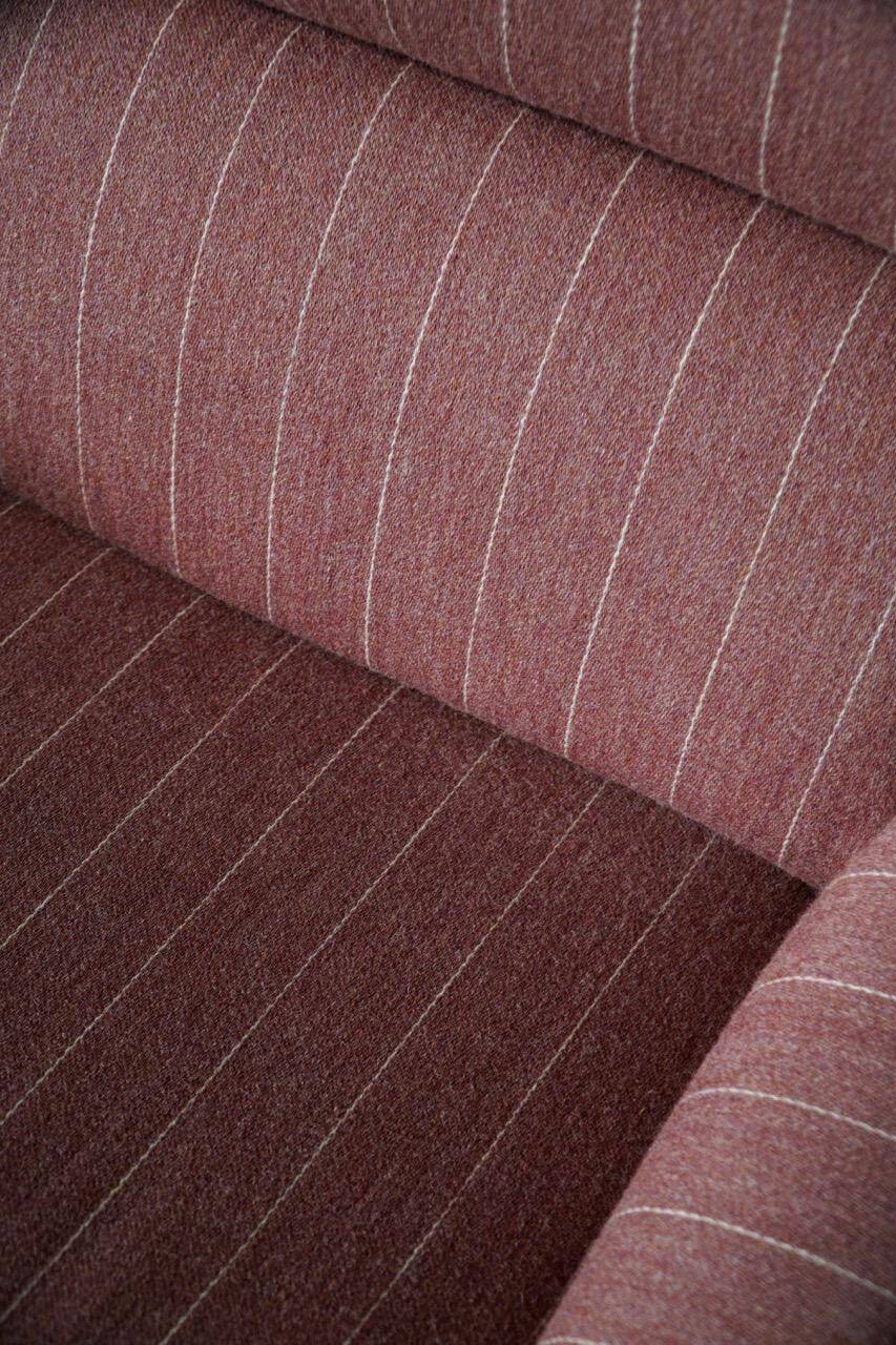 Danish Modern, a pair of pine and wool armchairs by Christian IV, 1970s.