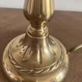 Brass floor lamp