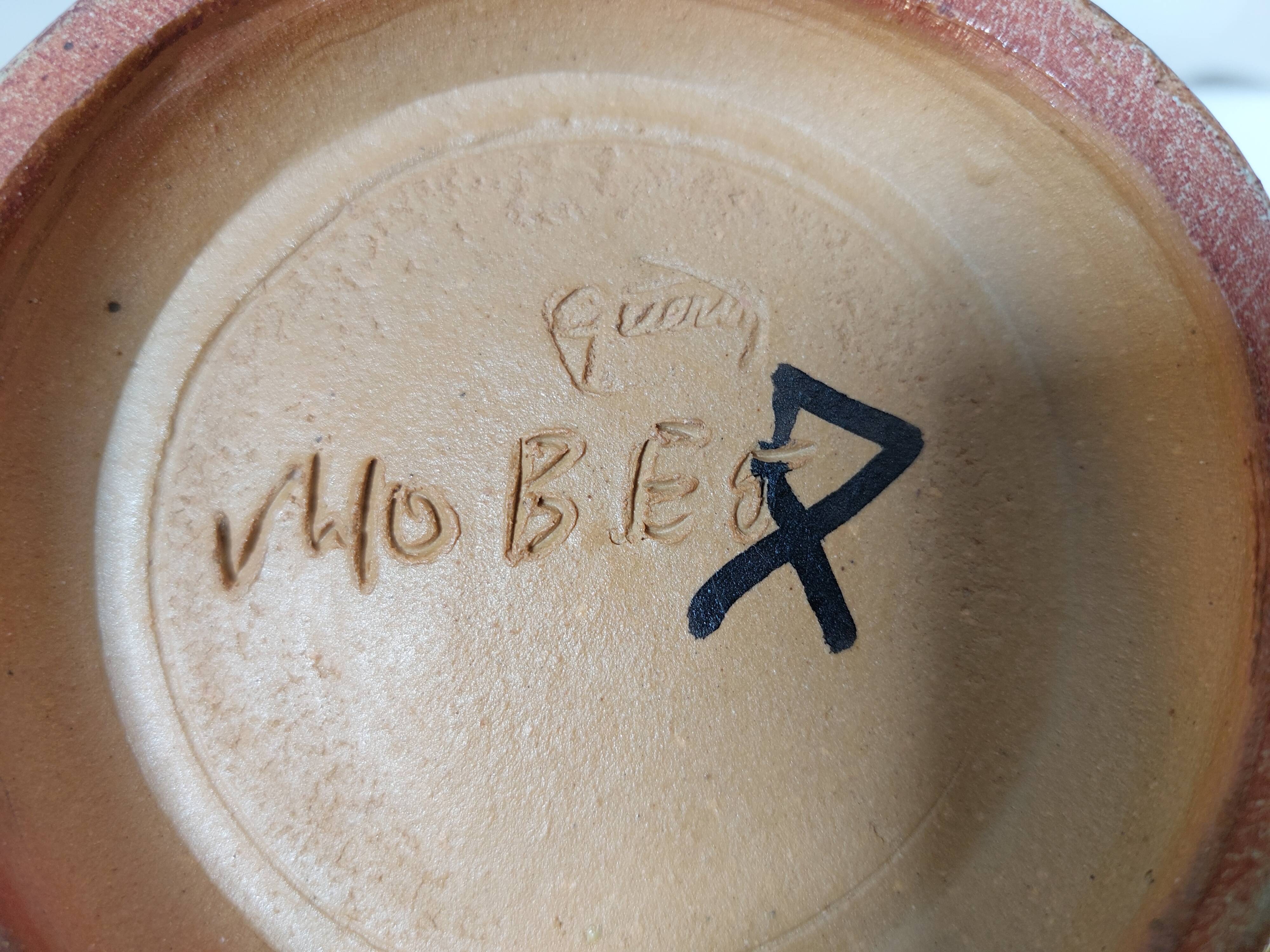 Large vase in flamed Boufflioux sandstone signed GUÉRIN - 1930s