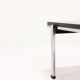 Mid century grey limestone and chrome coffee table 1960