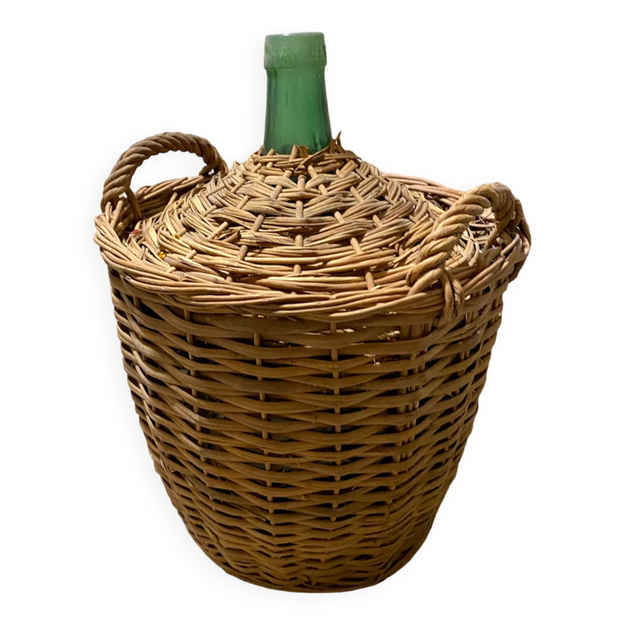 Lady Jeanne in her wicker case