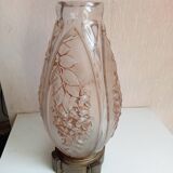 Vase lamp signed Daillet, periode art deco 1900-29, height 26 cm