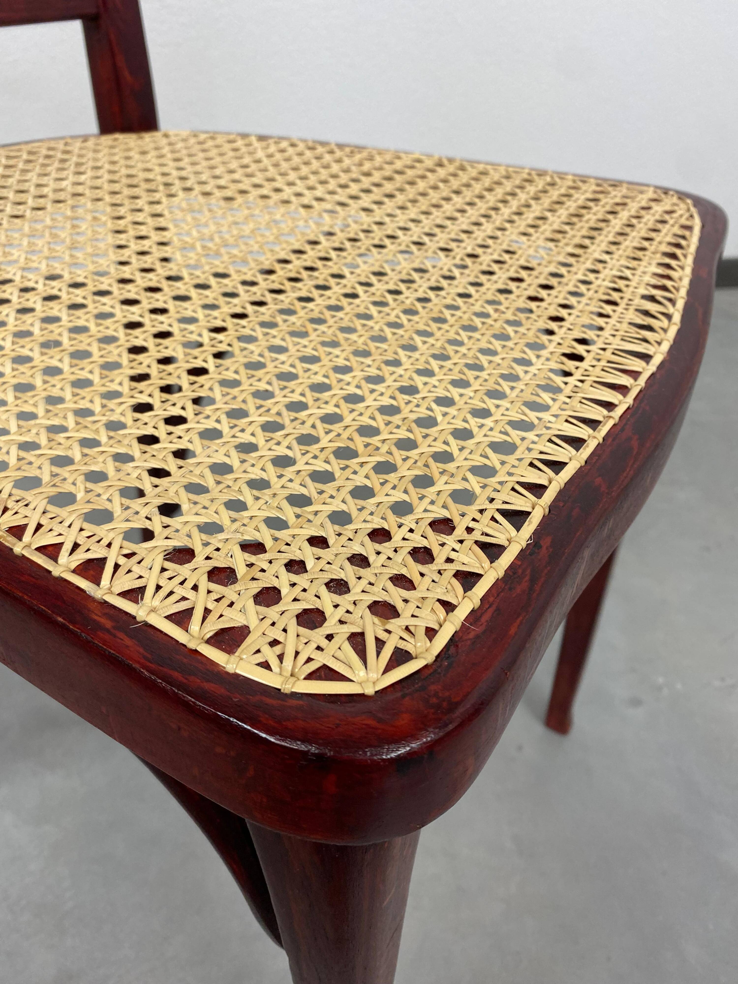 Secession dining chairs by Thonet