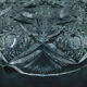 Bohemian crystal ashtray