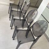 set of 4 x Starck Ghost Victoria chairs (Kartell)