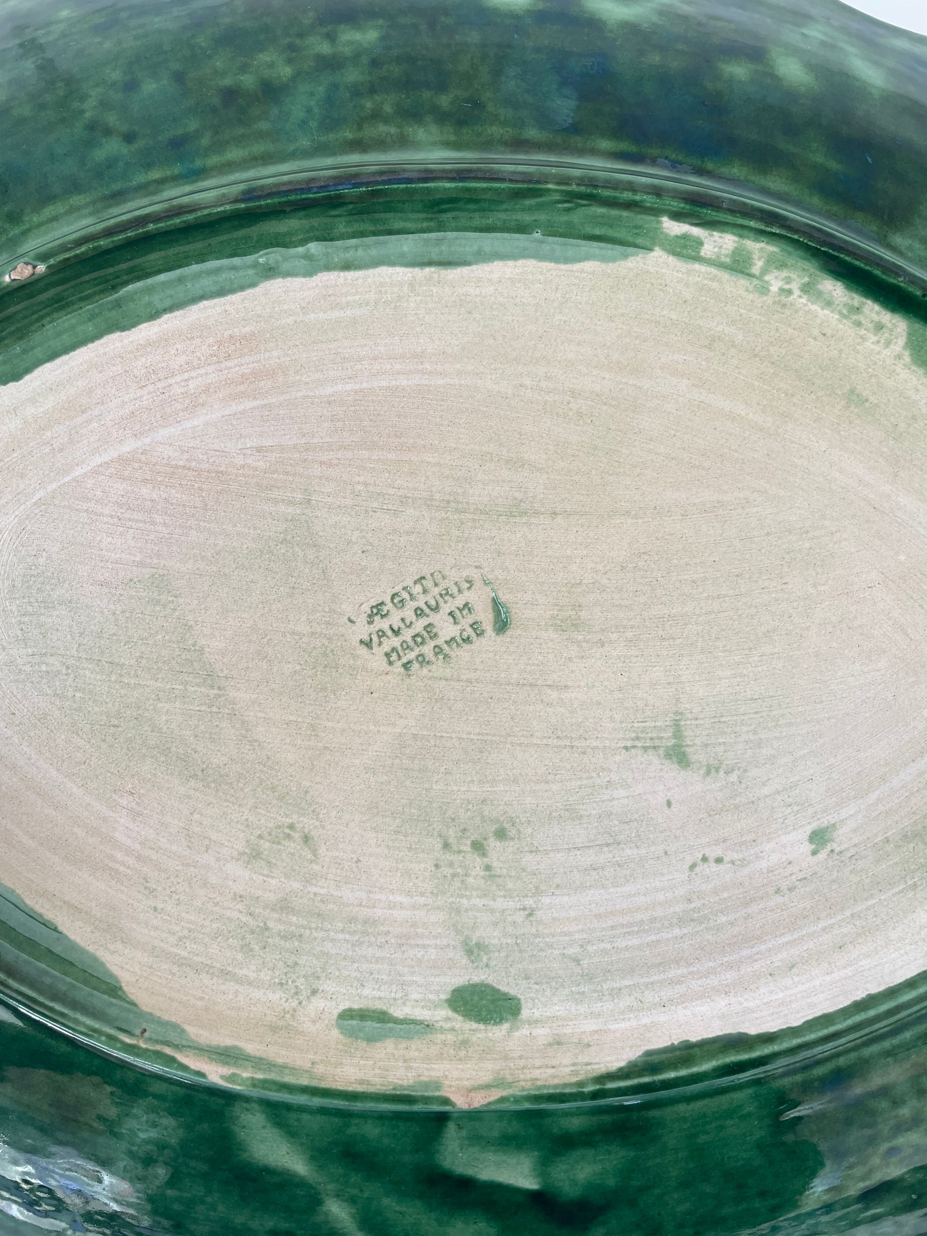 Ceramic fish dish Vallauris