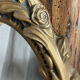 Rococo style mirror in wood and gilded stucco