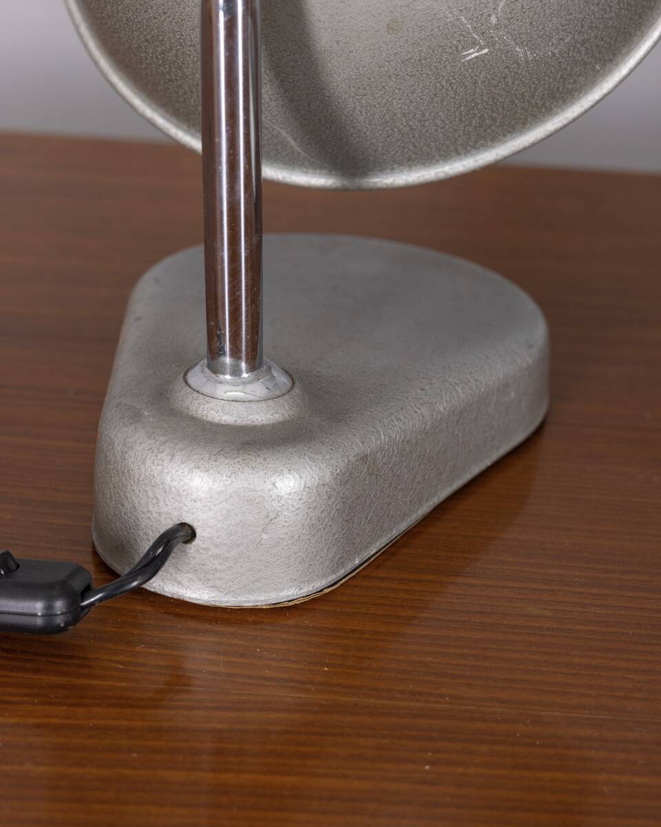 Pair of vintage 1960s metal table lamps by Seminara design