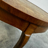 Marquetry wooden side table