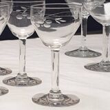 Prlncess House Heritage 30 Piece Etched Crystal Stemware Set
