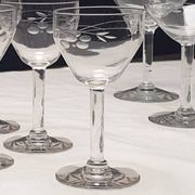 Prlncess House Heritage 30 Piece Etched Crystal Stemware Set