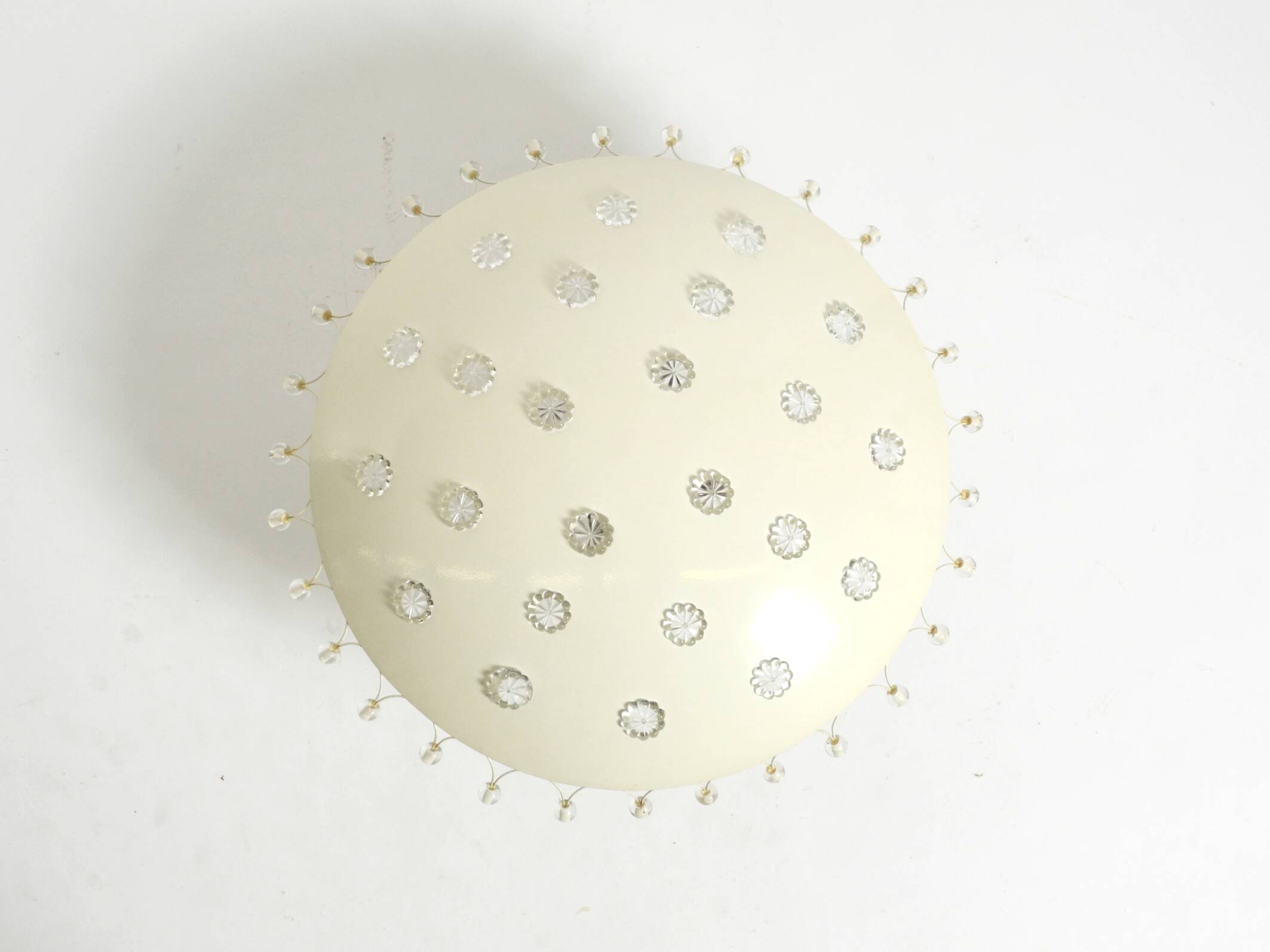 Beautiful large mid-century metal ceiling lamp by Emil Stejnar for Rupert N