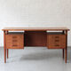 Freestanding writing desk in teak, Danish design, 1950s