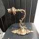 Brass wall light
