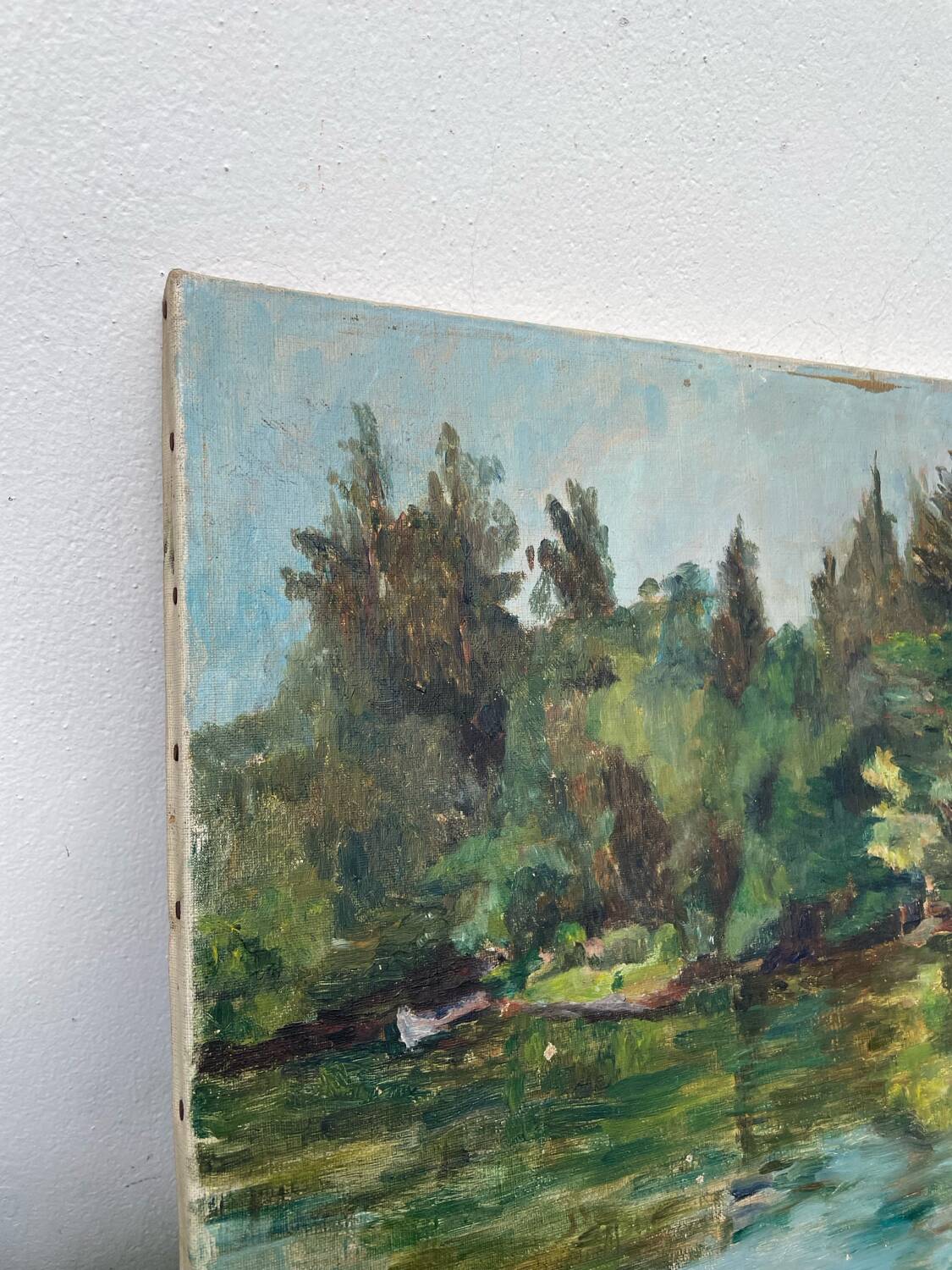 Tableau peinture de paysage huile