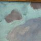 Large oil on panel of a Breton landscape 1950, antique painting signed.