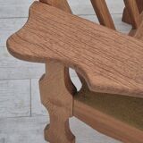 1970s, Danish design, club chair, original very good condition, furniture wool fabric.