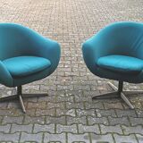 Egg swivel chairs by Carl Eric Klote, Sweden 1960