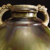 Vase en grès du Morvan typé art déco