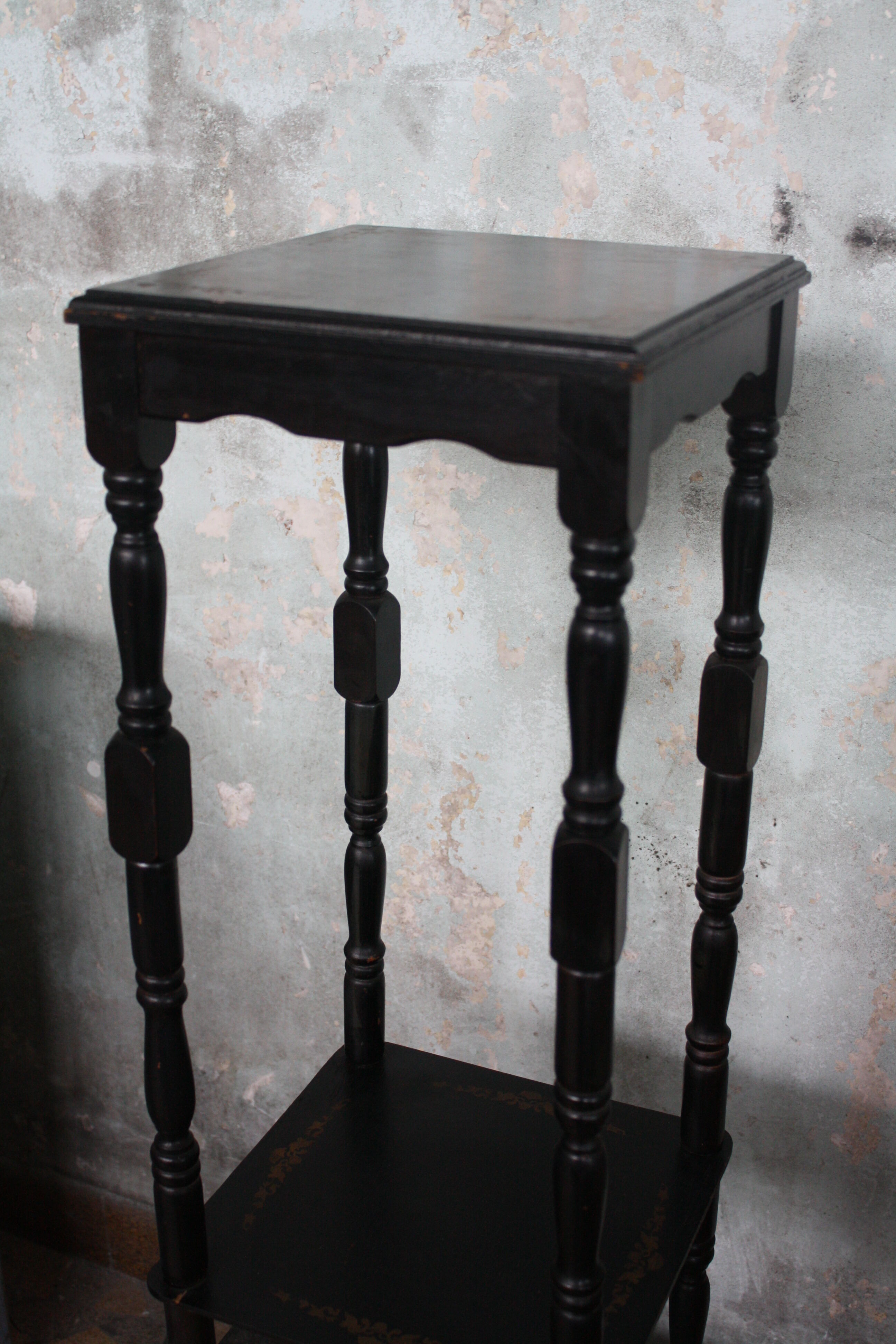 Set Napoleon III wood turned black
