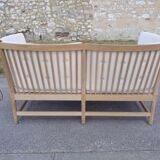 2-seater sofa 1789 spoke back by Borge Mogensen in oak