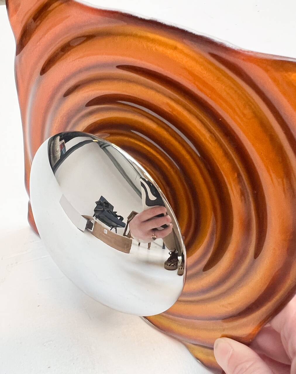 Ceramic wall lamp by Pan International 1980s