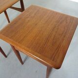 Danish Teak Nesting Tables, 1960s, Set of 2