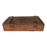 Caisse boîte en bois compartimentée ancienne