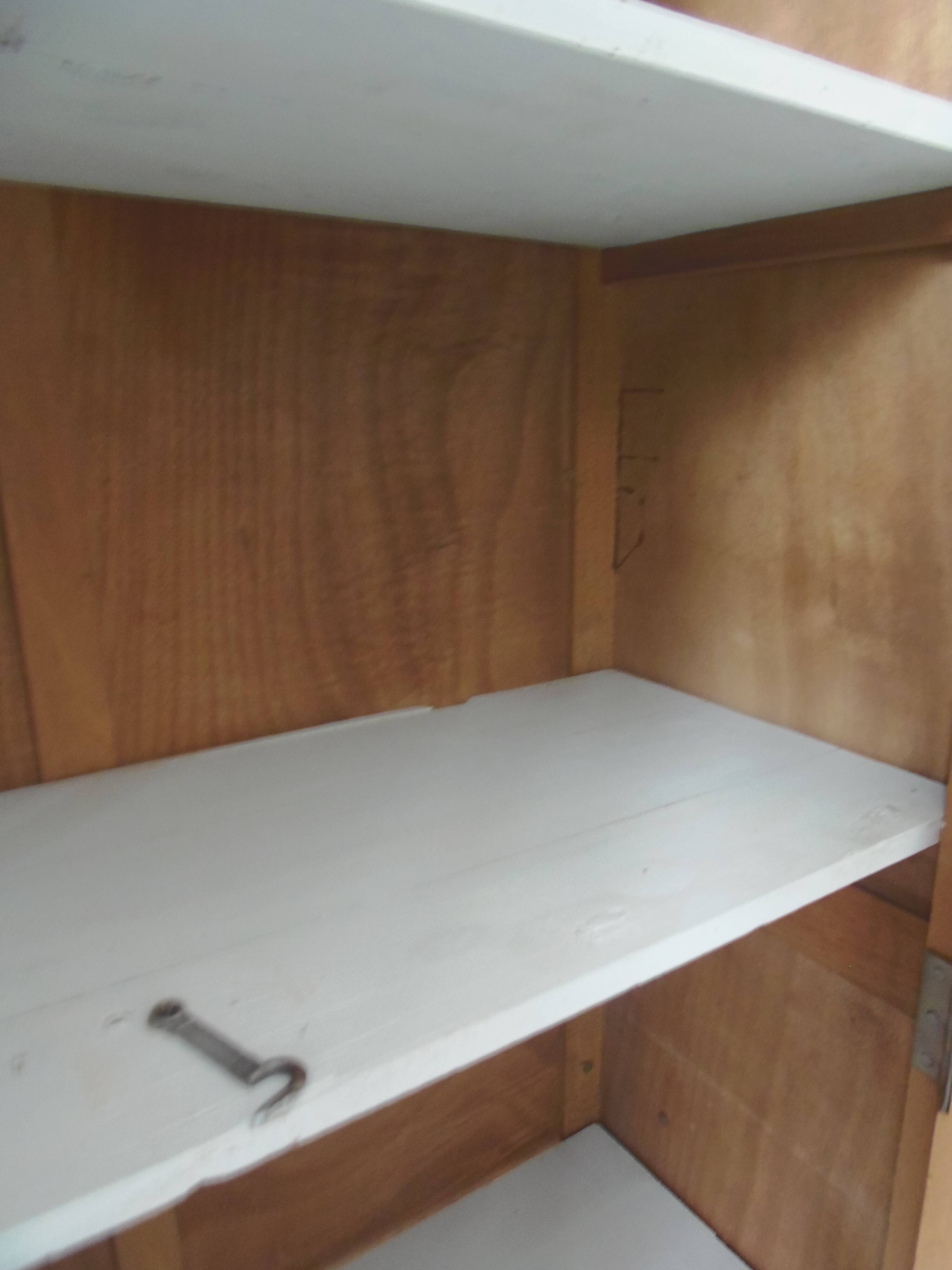 Vintage Parisian wardrobe has been completely sanded and waxed.