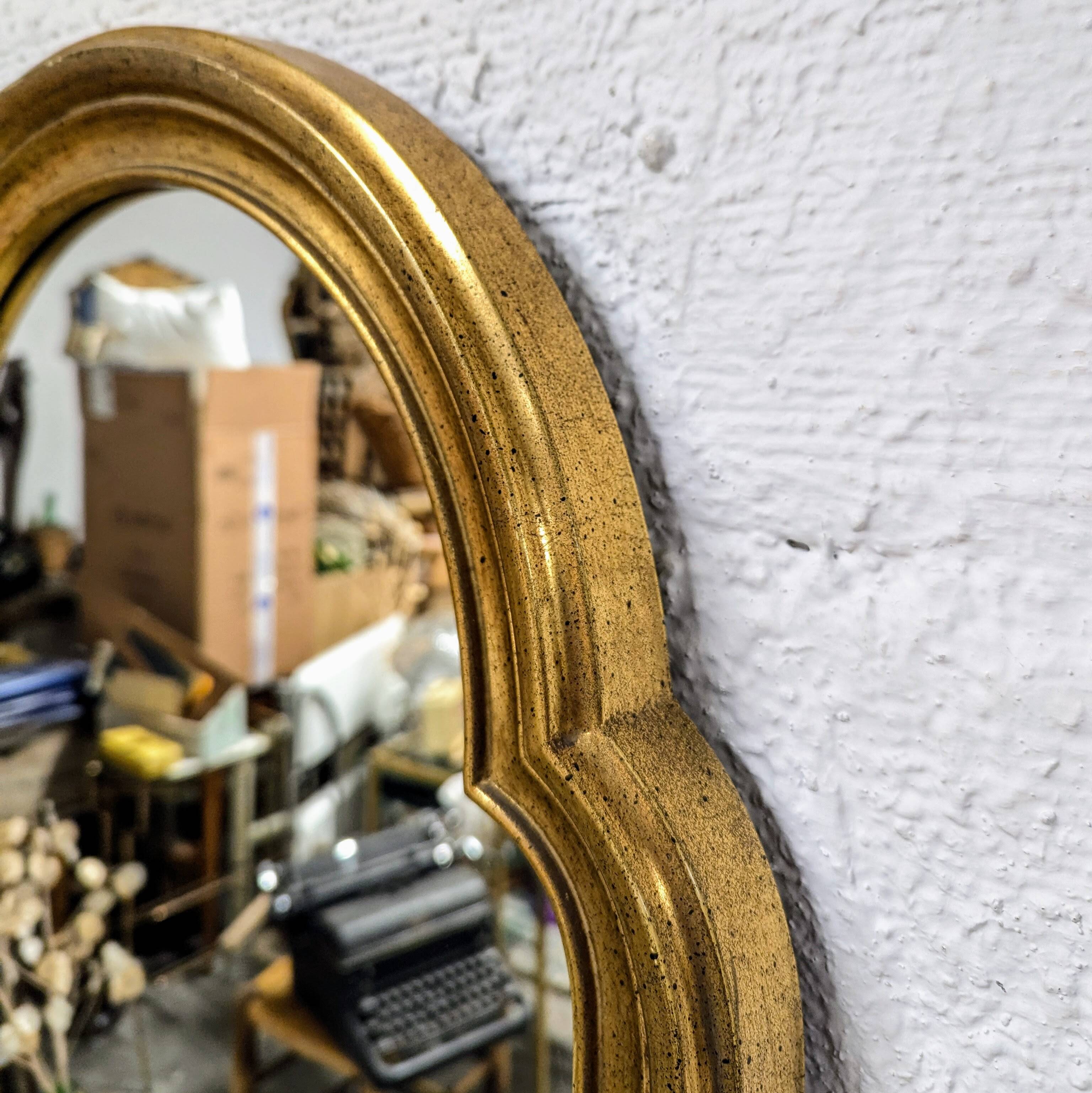 Miroir bois doré 105cm
