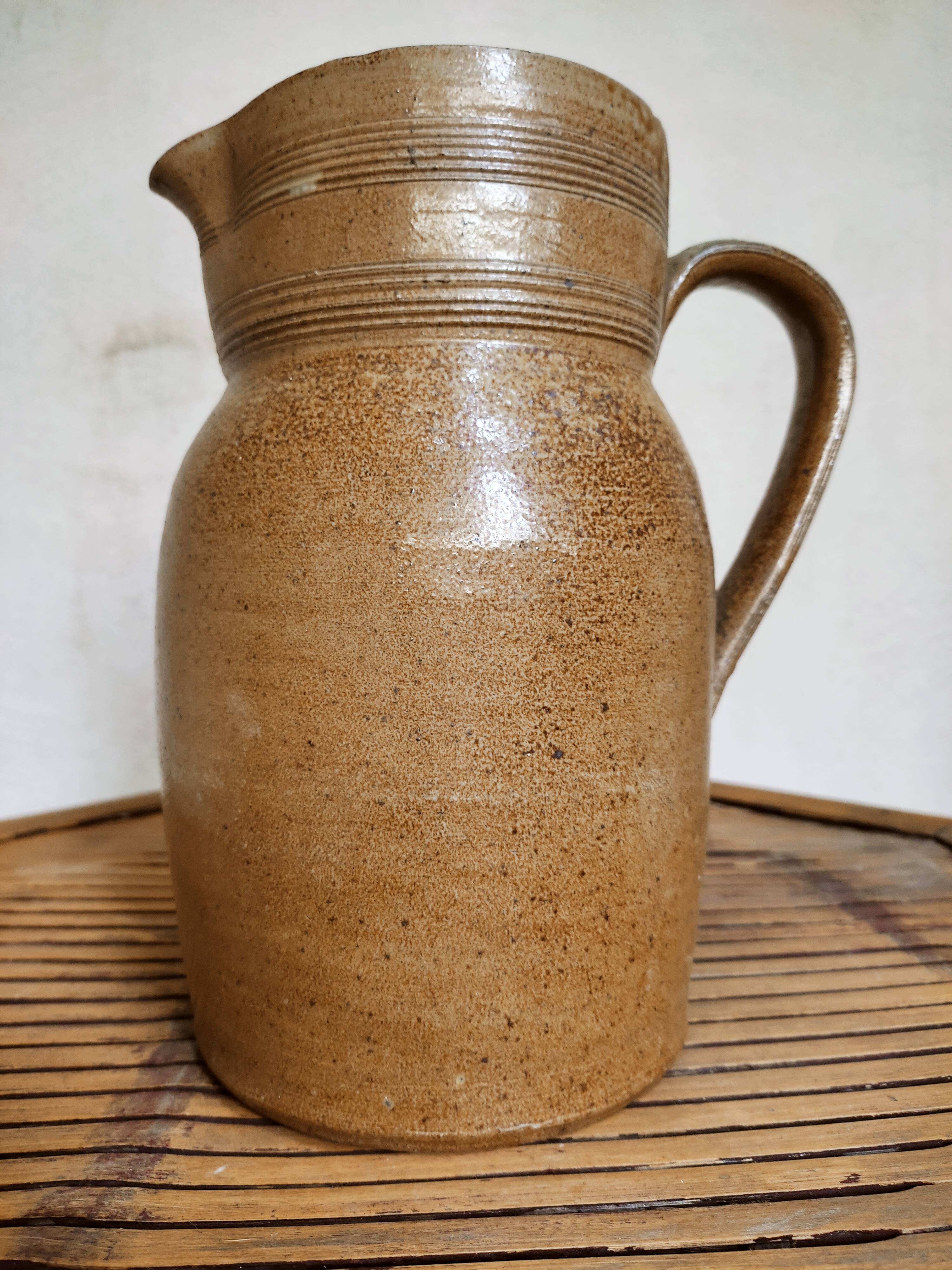 Large pitcher in pyrity sandstone