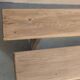 Large solid wood farm benches