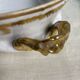 Soup tureen, vegetable dish in fine Limoges porcelain Monograms PJC gold