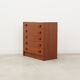 Commode en teck, design danois, années 70, production: Danemark