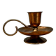 Antique brass candlestick (B3)